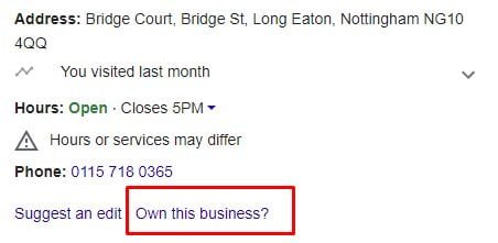 claim google my business listing Claim Google My Business Listing